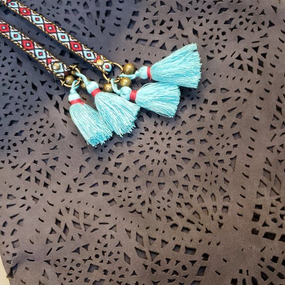 Women's Large Navy Blue Shoulder Bag - Picture 2 of 7